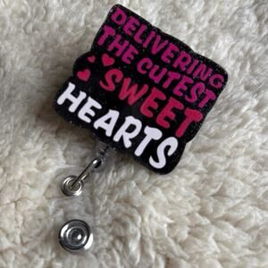 Delivering the Cutest and Sweetest Hearts ID Retractable Badge Reel New